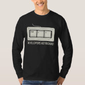 Developers Keyboard Front End Developer Web Design T-Shirt (Vorderseite)