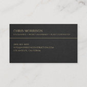 Development Services Hard Hat Professional Visitenkarte (Rückseite)