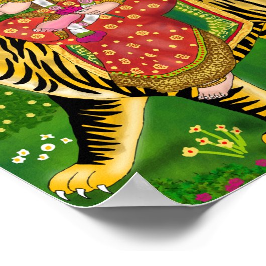 Devi Durga Foto Poster (Ecke)