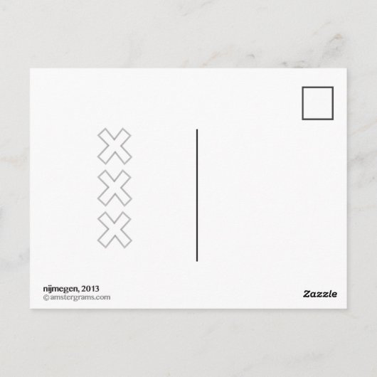 Devil Amsterdam Postkarte (Rückseite)