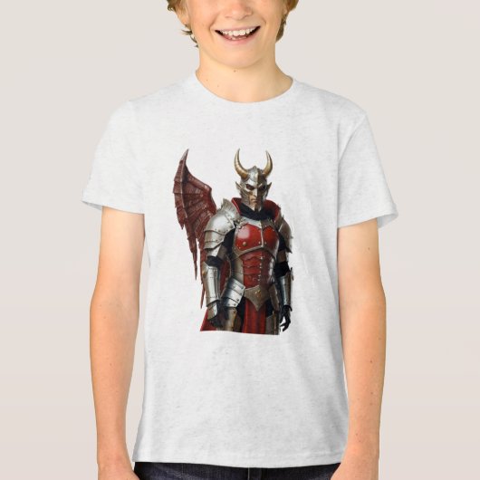 Devil Angel Conqueror Tri-Blend Shirt (Vorderseite)