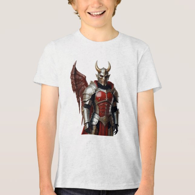 Devil Angel Conqueror Tri-Blend Shirt (Vorderseite)