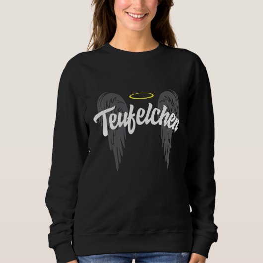 Devil Angel Costume Sweatshirt (Vorderseite)
