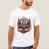 Devil Angel-Eagle Hybrid Emblem T-Shirt (Vorderseite)