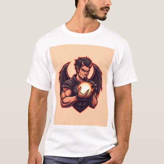 Devil Angel Esport Logo T-Shirt (Vorderseite)