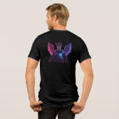 Devil Angel Esports Tri-Blend Shirt (Rückseite voll)