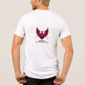 Devil Angel Gamer - Herz des Sports Tri-Blend Shirt (Rückseite)