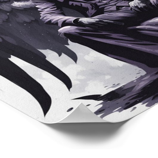 Devil Angel Jocker Poster (Ecke)