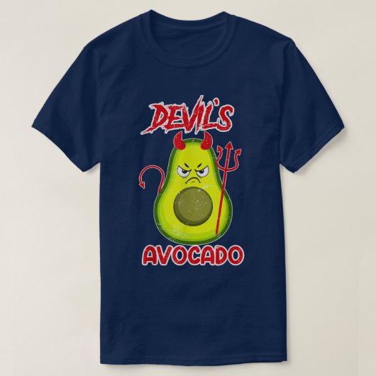 Devil Avocado Devil Satan T-Shirt (Design vorne)