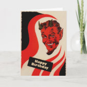 Devil Birthday Card Feiertagskarte (Vorderseite)