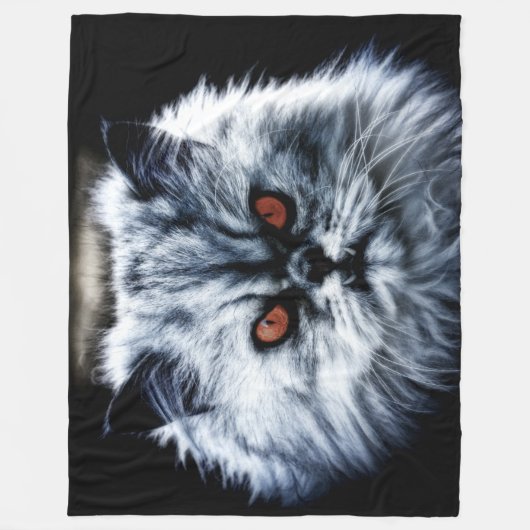 DEVIL CAT FLEECEDECKE (Vorderseite)