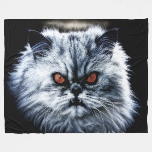 DEVIL CAT FLEECEDECKE (Vorderseite (Horizontal))