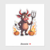 Devil Cow Mischief Aufkleber (Blatt)