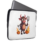 Devil Cow Mischief Laptopschutzhülle (Vorne Rechts)