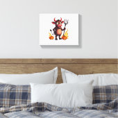 Devil Cow Mischief Leinwanddruck (Insitu (Schlafzimmer))