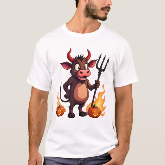Devil Cow Mischief T-Shirt (Vorderseite)