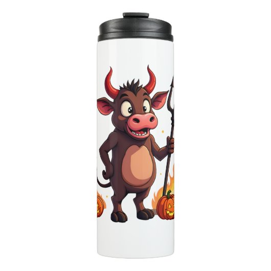 Devil Cow Mischief Thermosbecher (Vorderseite)