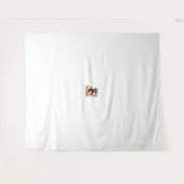 Devil Cow Mischief Wandteppich (Vorderseite (Horizontal))