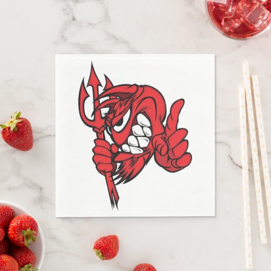 Devil Creature Paper Napkins Serviette (Beispiel)