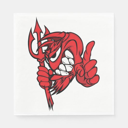 Devil Creature Paper Napkins Serviette (Vorderseite)