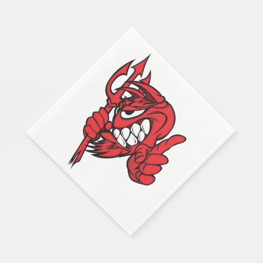 Devil Creature Paper Napkins Serviette (Ecke)