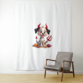 Devil Dalmatiner Mischief Wandteppich (Beispiel)