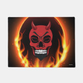 Devil Demon Skeleton Door Mat Fußmatte (Vorderseite)