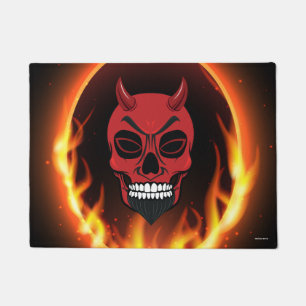 Devil Demon Skeleton Door Mat Fußmatte