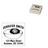 Devil Deviled Egg Picnic Food Feinschmecker Adress Gummistempel (Stempel)