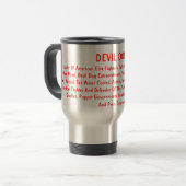 DEVIL DOG (Tasse aus Edelstahl) Reisebecher (Vorderseite Links)