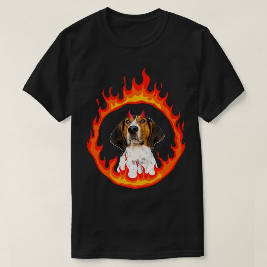 Devil Dog Treeing Walker Coonhound T-Shirt (Design vorne)