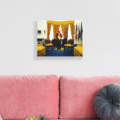 Devil Donald Trump gestohlen Dokumente Canvas Prin Leinwanddruck (Insitu (Wohnzimmer))