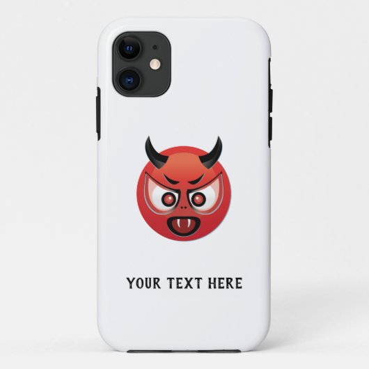 Devil Emoji Case-Mate iPhone Hülle (Rückseite)