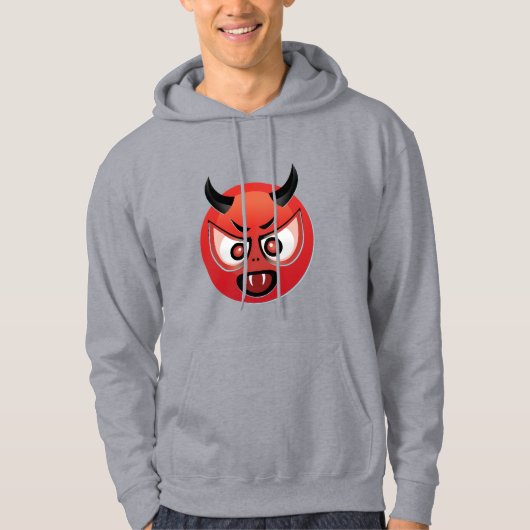 Devil Emoji Hoodie (Vorderseite)
