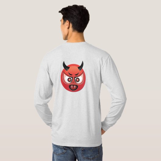 Devil Emoji T-Shirt (Schwarz voll)