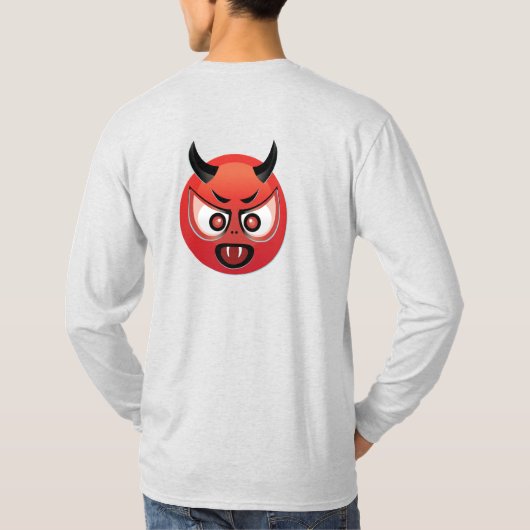 Devil Emoji T-Shirt (Rückseite)