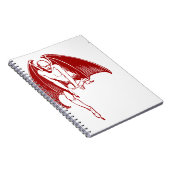 Devil Evil Demon Monster Wings Gothic Notizblock (Rechte Seite)
