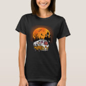 Devil Ghost Skeleton Dracula Grim Reaper Halloween T-Shirt (Vorderseite)