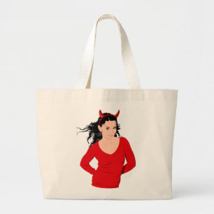 DEVIL GIRL JUMBO STOFFBEUTEL