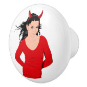 DEVIL GIRL KERAMIKKNAUF (Rechts)