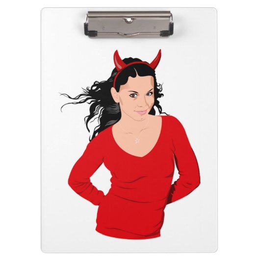 DEVIL GIRL KLEMMBRETT (Vorderseite)
