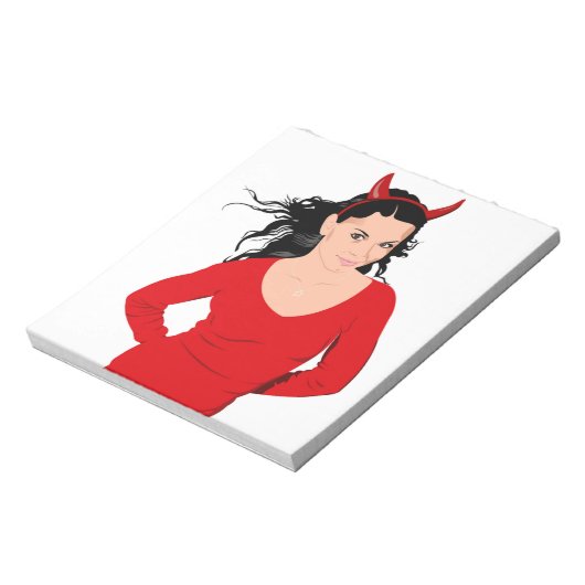 DEVIL GIRL NOTIZBLOCK (Rotiert)