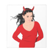 DEVIL GIRL NOTIZBLOCK (Vorderseite)