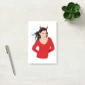 DEVIL GIRL POST-IT KLEBEZETTEL (Büro)