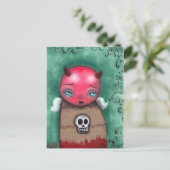 Devil Girl Postcard Postkarte (Stehend Vorderseite)