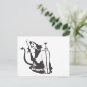 Devil Girl Postcard Postkarte (Stehend Vorderseite)