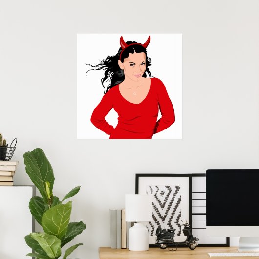DEVIL GIRL POSTER (Heimbüro)