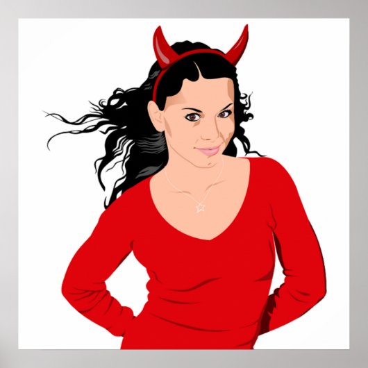 DEVIL GIRL POSTER (Vorne)