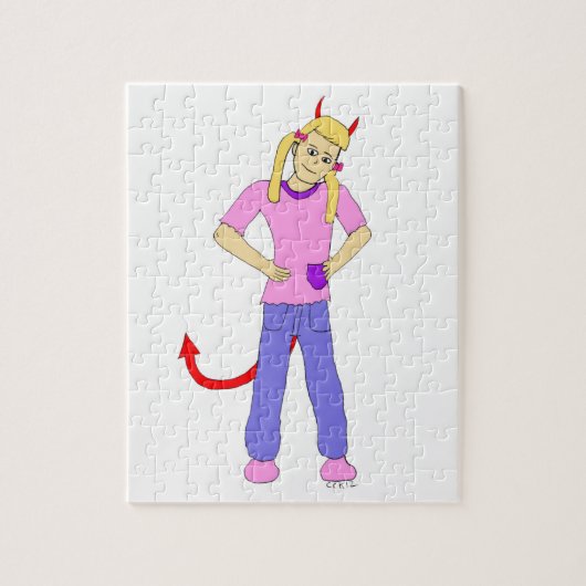 devil girl puzzle (Vertikal)