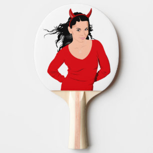 DEVIL GIRL TISCHTENNIS SCHLÄGER